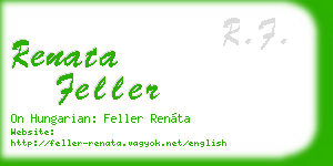 renata feller business card