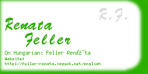 renata feller business card